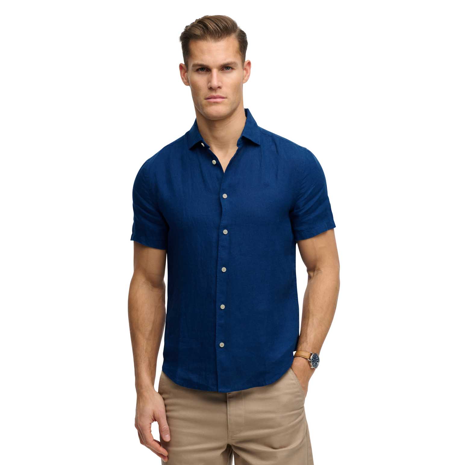 Superdry Riviera Short Sleeve Linen Shirt